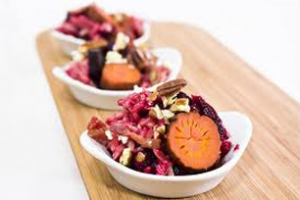 Ψητά αρωματισμένα παντζάρια με τυρί